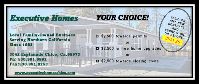 executive homes manufactured homes California